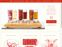 Tablet Screenshot of bistro-invitro.com